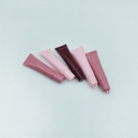 Tube souple vide en plastique de 10 ml pour brillant à lèvres, avec bouchon à vis et impression sérigraphique, personnalisable avec logo, pour emballage de baume - Vente en gros
