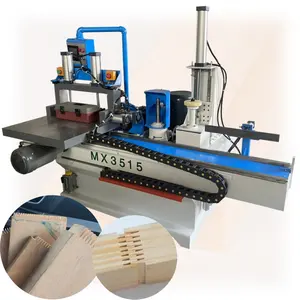 Máquina espigadora automática de madera Máquina de unión de tablero de dedo de madera Máquina de unión de dedo de chapa de madera para Molino de madera