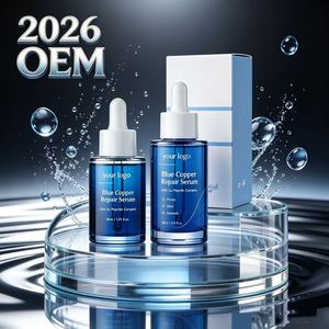Suero Facial de Péptidos Azules, Marca Privada, Cuidado de la Piel al por Mayor, OEM, Esencia de Ácido Hialurónico, Hidratación Suave, Textura de Piel Lisa - Product Image 1