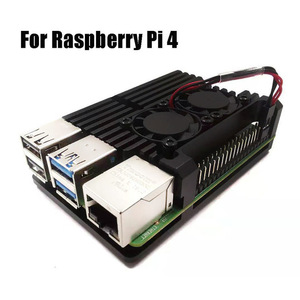 Liga De Metal <span class=keywords><strong>Raspberry</strong></span> <span class=keywords><strong>Pi</strong></span> <span class=keywords><strong>4</strong></span> Caso Acessórios De Refrigeração para <span class=keywords><strong>Raspberry</strong></span> <span class=keywords><strong>Pi</strong></span> 4B Caixa De Liga De Alumínio para <span class=keywords><strong>Raspberry</strong></span> <span class=keywords><strong>Pi</strong></span> B + - Product Image 3