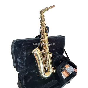 Tốt nhất bán EB alto sax OEM chất lượng tốt vàng sơn mài EB tone Alto Saxophone với cao <span class=keywords><strong>F</strong></span> & nhạc cụ woodwind - Product Image 1