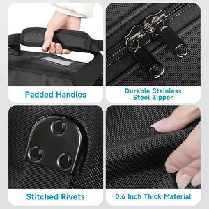 High Quality Polyester Waterproof Hard Case Lightweight Golf Travel <b>Bag</b> with Wheels for <b>Airplane</b> Use - Product Image 6