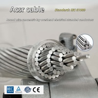 Conductor ACSR IEC 61089 240/39 185/30 400/51 con Núcleo de Acero de Alta Resistencia para Líneas de Transmisión Aéreas