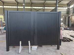 <span class=keywords><strong>Portail</strong></span> <span class=keywords><strong>Coulissant</strong></span> de Sécurité pour Allée en Aluminium, Design Moderne de <span class=keywords><strong>Portail</strong></span> Principal en Fer Prix Usine - Product Image 3