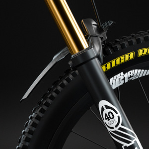 Guardabarros Universal Rígido Delantero y Trasero para Bicicleta, Guardabarros Simple Personalizado para Bicicleta de Montaña, Hecho de Plástico, Equipo de <span class=keywords><strong>Ciclismo</strong></span> Personalizado - Product Image 4