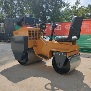 <span class=keywords><strong>Prix</strong></span> d'usine 850 kg 1 tonne 1,8 tonne Mini rouleau compresseur diesel essence Rouleau vibratoire de compactage CE EPA - Product Image 5