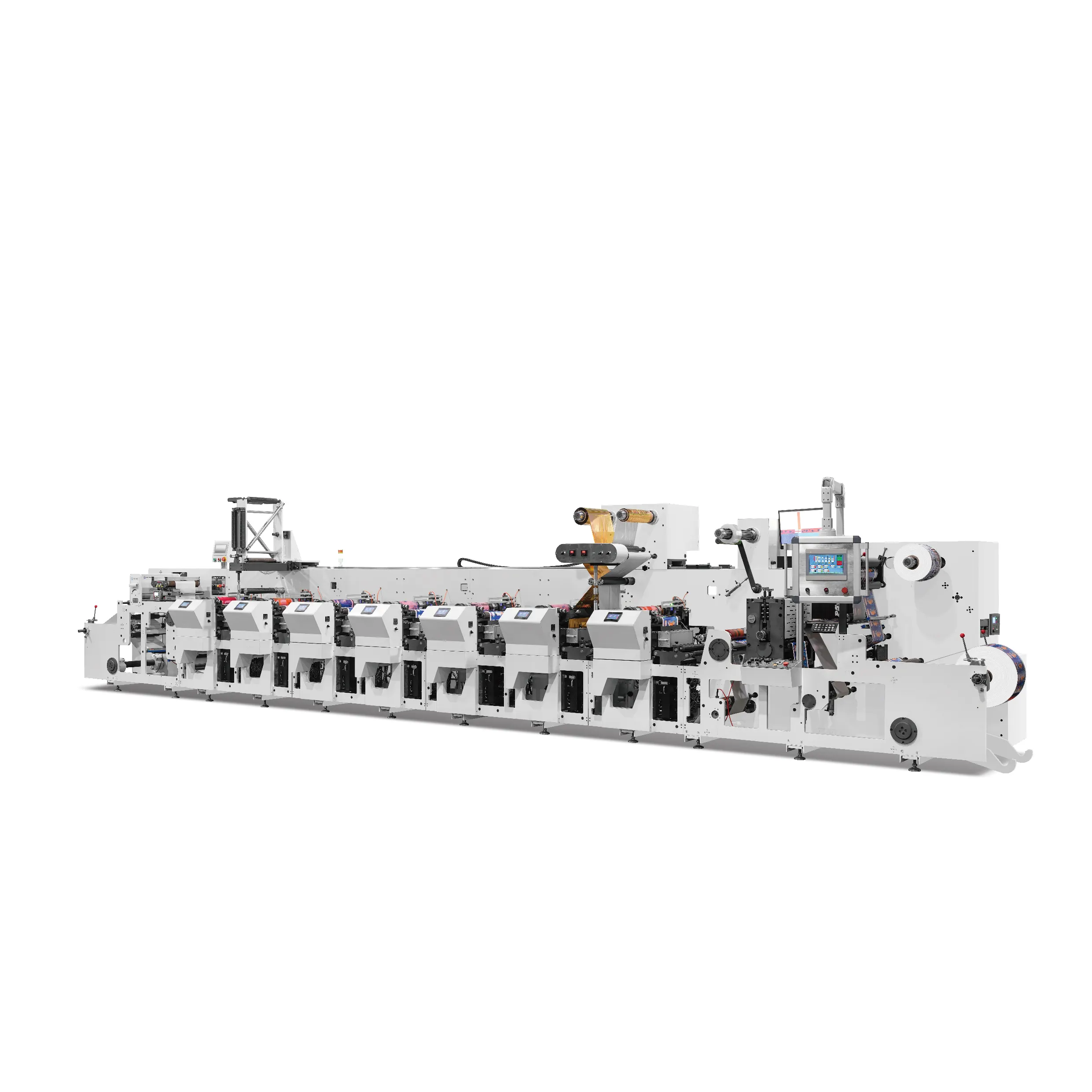 3 years JZ370 6 Color Narrow Web Servo Motor Petal Type Intermittent Flexo Flexographic Printing Machine