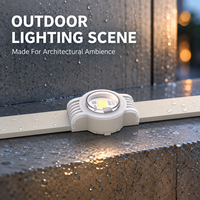 Écran maillé LED DMX512 RGBW à points lumineux, étanche, pour façade de bâtiment extérieur, avec support de conception et d'installation DIALux