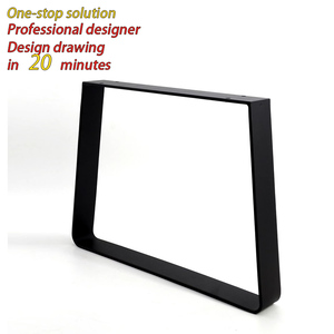 Pieds de table en fonte personnalisés pour tables basses, base de table artisanale moderne, pieds de meubles universels en métal – Vente en gros - Product Image 1