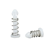 Rivets à ressort SRD en plastique Nylon Hex / Round Head / Flat Head PCB Fan Fixation Heat Sink