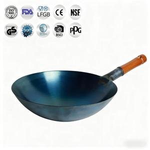 Chảo thép carbon truyền thống Trung Quốc, chống dính - Product Image 5
