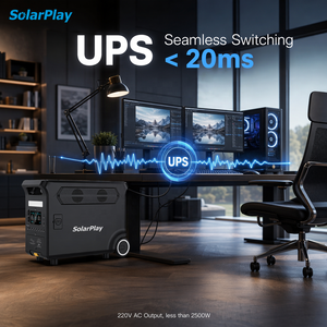 Generatore Solare Solarplay 3600W con Pannello Solare 400W, Stazione <span class=keywords><strong>di</strong></span> Alimentazione LiFePO4 3840Wh per Backup Domestico e Vita Off-Grid, Disponibile in Germania - Product Image 4