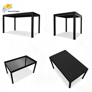 Pergola Bioclimatique en Aluminium Style Moderne pour Extérieur, Système à Lames Orientables, Vente en Gros, Dimensions <span class=keywords><strong>5x3</strong></span>, 4x3, 6x4 - Product Image 1