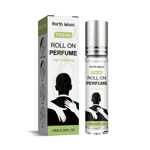 Parfums Original Petit échantillon Quantité de commande Couleur claire Mini parfum en verre de couleur transparente Bouteilles à bille roulante de 10 ml - Product Image 4
