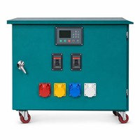 Armoire de contrôle de synchronisation Haowei HWTQ-400 à prix d'usine, 380V 400V 3P5W, double alimentation AC/DC 50Hz 60Hz, pour alimentation critique hospitalière