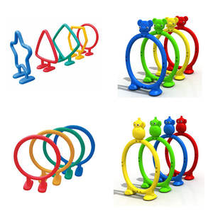 थोक बच्चों के कार्टून जानवरों शैक्षिक रिंग खिलौना किंडरगार्टन बच्चों के लिए संवेदी प्लास्टिक सुरंग - Product Image 4