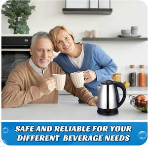 Electric <b>Kettle</b> Stainless Steel USB Powered European Design White Shade Portable Household Appliance - Product Image 4
