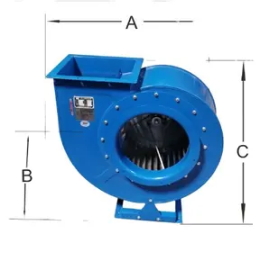 Série Yuton SHT ventilateur de ventilation à air frais ventilateur de refroidisseur d'air ventilateur résistant aux hautes températures pour l'industrie