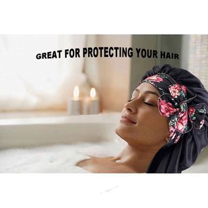 Gorro de Satén para Mujer, Diseño Elegante, para Cabello Largo, Ajustable con Lazo, para Uso Diario en Exteriores, Envío Rápido, Venta al Por Mayor, Todas las Temporadas - Product Image 3