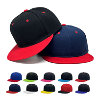 Gorra de Béisbol con Visera Plana y Bordado de Logotipo Personalizado, Gorra Clásica Ajustable con Cierre a Presión para Hombre