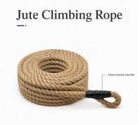 Corde d'escalade en jute Modèle 117 – Équipement d'entraînement de fitness et de tirage à la corde