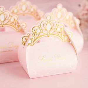 Caja de embalaje de estilo europeo, cajita de regalo de dulces de boda, <span class=keywords><strong>Castillo</strong></span> estampado personalizado, para invitados - Product Image 6