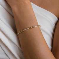 Chaîne de cheville unisexe en acier inoxydable plaqué or 18 carats, design tendance avec perles rondes élégantes