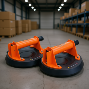 Sollevatore a ventosa industriale da 8 pollici per vetro, capacità 615 libbre, per il trasporto di scatole, rotazione manuale a 360 gradi - Product Image 2