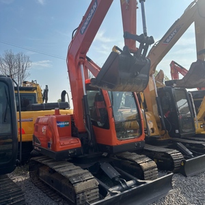 Excavadora Usada 90% Nueva de 7 Toneladas, Doosan DX75 de Segunda Mano, Excavadora Pequeña para Trabajos de Excavación, Preparación de Sitios y Cavar Zanjas - Product Image 5