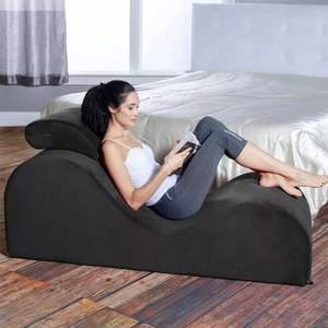 Sofá Reclinable Individual Moderno para Dormitorio, Sofá Puff Personalizado por el Fabricante, Sofá Puff Individual con Tela Mejorada - Product Image 1