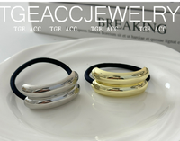 NOUVELLE MODE Offres Spéciales Simple Temperament U-shaped Geometric Hair Rope Punk metal Hair Rings Accessories