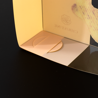 Boîte pliante en PET transparente imprimée personnalisée de haute qualité à prix d'usine pour l'emballage alimentaire