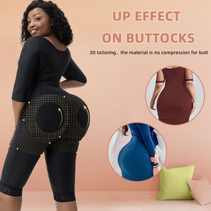 Faja Colombiana Postoperatoria de Compresión Alta Etapa 1 con Cierre en la Entrepierna para Liposucción - Product Image 3