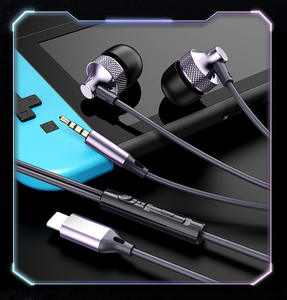 Écouteurs filaires colorés de haute qualité avec micro, écouteurs sportifs 3,5 mm pour la musique - Product Image 6