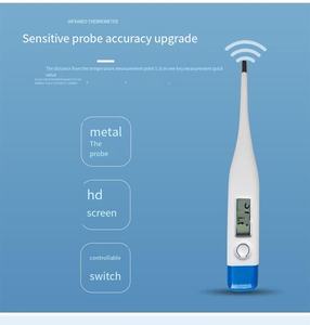 Thermomètre à Led numérique pour animaux de compagnie mignon thermomètre corporel vétérinaire étanche dessins animés pour chiens cheval chats cochons moutons - Product Image 3