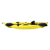 TOLLEE Bateau kayak de pêche en plastique moulé Roto Kayak simple pour l'artisanat de jeux d'eau
