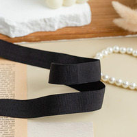 Sangle élastique antidérapante en nylon de 2,5 cm pour vêtements, sous-vêtements, couture, ruban extensible pour vêtements, textile de maison, bricolage