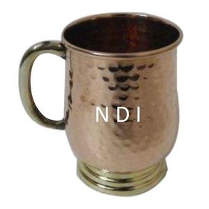 Taza de cobre para beber agua de mula de Moscú grabada a mano decorativa hecha a mano, taza para beber agua o jugo de cerveza de calidad Superior - Product Image 6