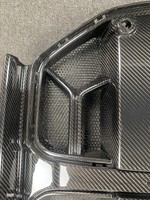 Grille centrale de pare-chocs avant en fibre de carbone préimprégnée 100% légère, style CSL, pour BMW G80 G81 M3 G82 G83 M4 2021 2023