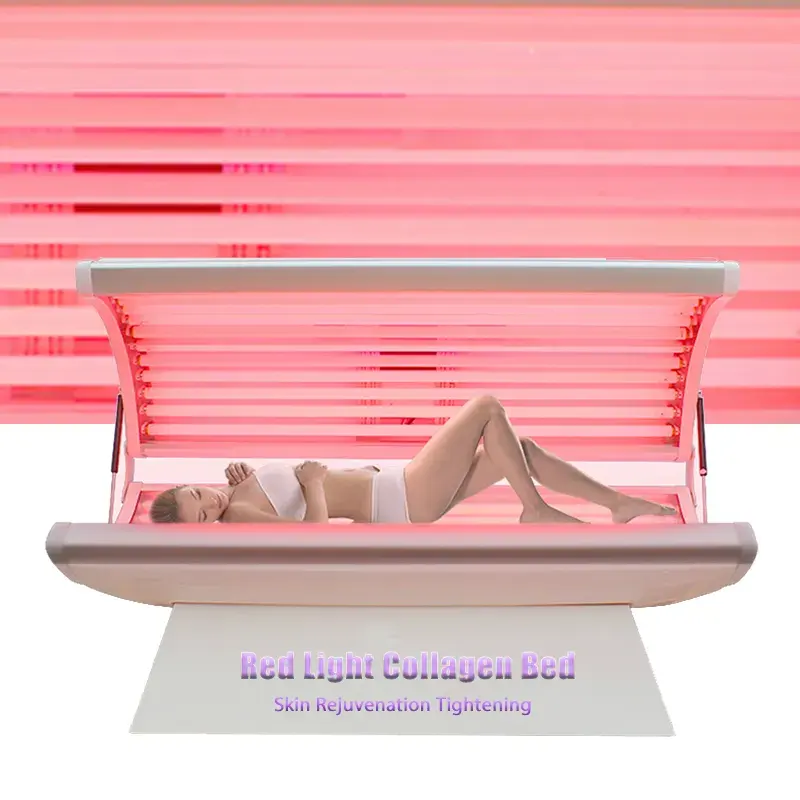 Commercial Red Light Therapy Anti-Aging Collagen Bed Weight Loss Full Body 633nm Red Light Therapy Beds With Infra Red