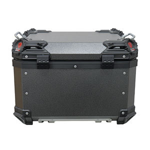 WEIDUN 55L universel en <span class=keywords><strong>aluminium</strong></span> <span class=keywords><strong>moto</strong></span> <span class=keywords><strong>Top</strong></span> <span class=keywords><strong>Case</strong></span> boîte de queue coffre étanche avec serrure casque stockage de bagages pour Scooter <span class=keywords><strong>Moto</strong></span> - Product Image 3