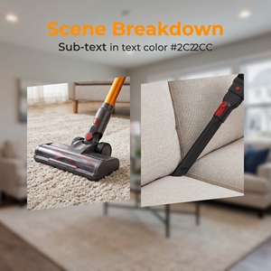 PV18 Cordless <b>Handheld</b> <b>Vacuum</b> Cleaner 37KPa Strong Suction Rechargeable for Home Pet Hair - Product Image 3