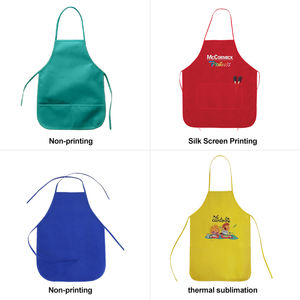A buon mercato alla moda personalizzato Logo regolabile per bambini grembiule da Chef-Eco-Friendly leggero e riutilizzabile - Product Image 3