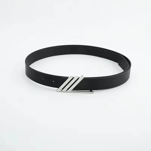 Nueva moda ajustable Casual automático hebilla personalizada cinturones de diseñador cinturones de marca famosa para mujeres hebilla de cinturón logotipo personalizado - Product Image 1
