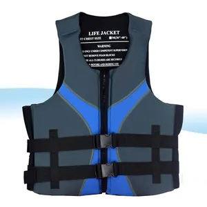 Personalizado cinza Neoprene EPE espuma personalizado Boating Kitesurfing Rafting Life Jacket salva-vidas colete