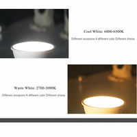 Foco LED E27 E14 GU10 MR16 6W, Bombilla de Luz Puntual, Lámpara de CA 220V, Ángulo de Haz de 24 Grados, Iluminación Interior Decorativa