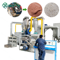 Machine de recyclage de circuits imprimés pour le broyage, le concassage et la récupération des métaux, usine de traitement