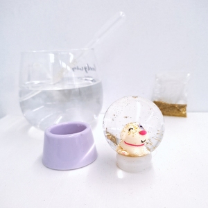 Globe à eau en résine à faire soi-même, thème féerique, boule à neige pour la décoration de la maison, style artificiel pour animaux de compagnie, y compris les chiens - Product Image 3