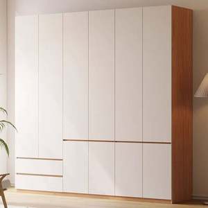 ตู้เสื้อผ้าไม้วอล์กคินสำหรับใช้ในห้องนอนตู้เสื้อผ้าดีไซน์เฟอร์นิเจอร์ - Product Image 4