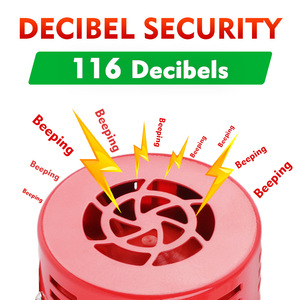 Mini Motor <b>Alarm</b> 12V Metal Casing 110 Decibels Bracket Mount For General Use - Product Image 5